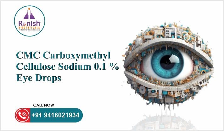 CMC Carboxymethyl Cellulose Sodium 0.1 % Eye Drops