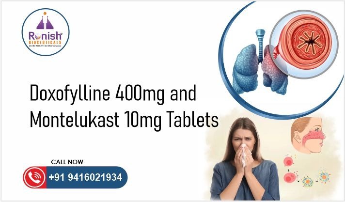 Doxofylline 400mg and Montelukast 10mg Tablets